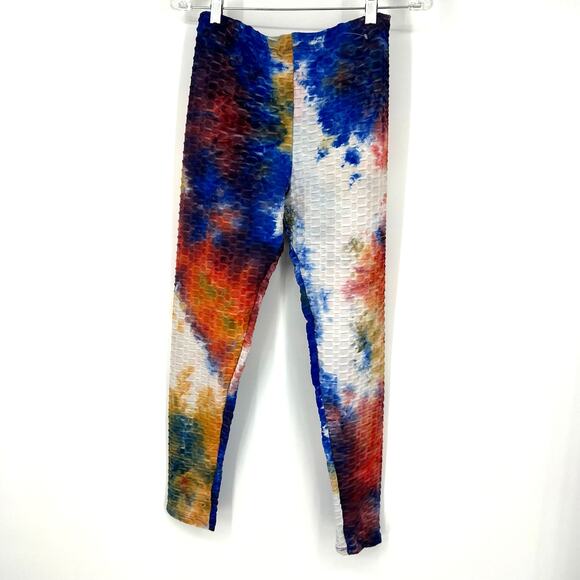 Cacia USA Multi-Color Leggings Women's Large NWOT - Picture 2 of 4